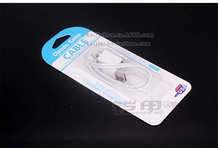 500 pcs Wholesale New style PVC plastic Box Packaging Packing For iPhone Samsung power adapter USB Cable Package Boxes Data Line | Мобильные