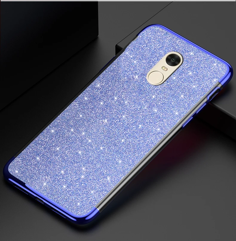 Мягкий силиконовый чехол с блестящим покрытием для Xiaomi Mi A2 Lite 5X 6X 8 SE Mix 2s чехлы Redmi 6