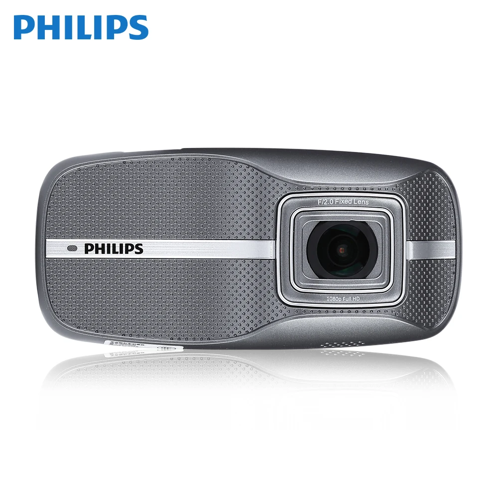 Gray Philips ADR900 водительский рекордер Full HD 1080P 171 градусов монитор парковки - Цвет: Gray