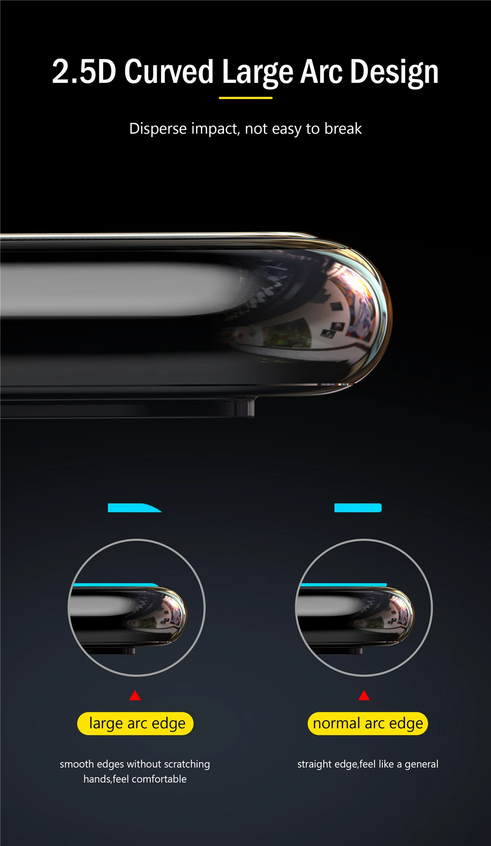 Защитная пленка для экрана Tiegem для iPhone X XS 0,3 мм, тонкое стекло 9H 2.5D, закаленное стекло для iPhone XS Max XR, защитная стеклянная пленка