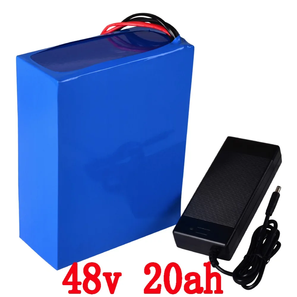 48 V 2000 W батарея v 20ah электрическая велосипедная 20AH литиевая с 50A BMS + 54 6 2A зарядное
