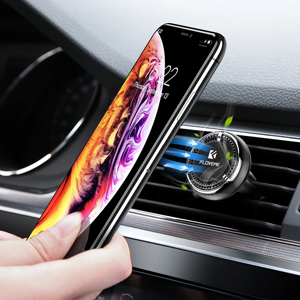 Автомобильный держатель для сотового телефона FLOVEME 2 в 1 освежитель воздуха