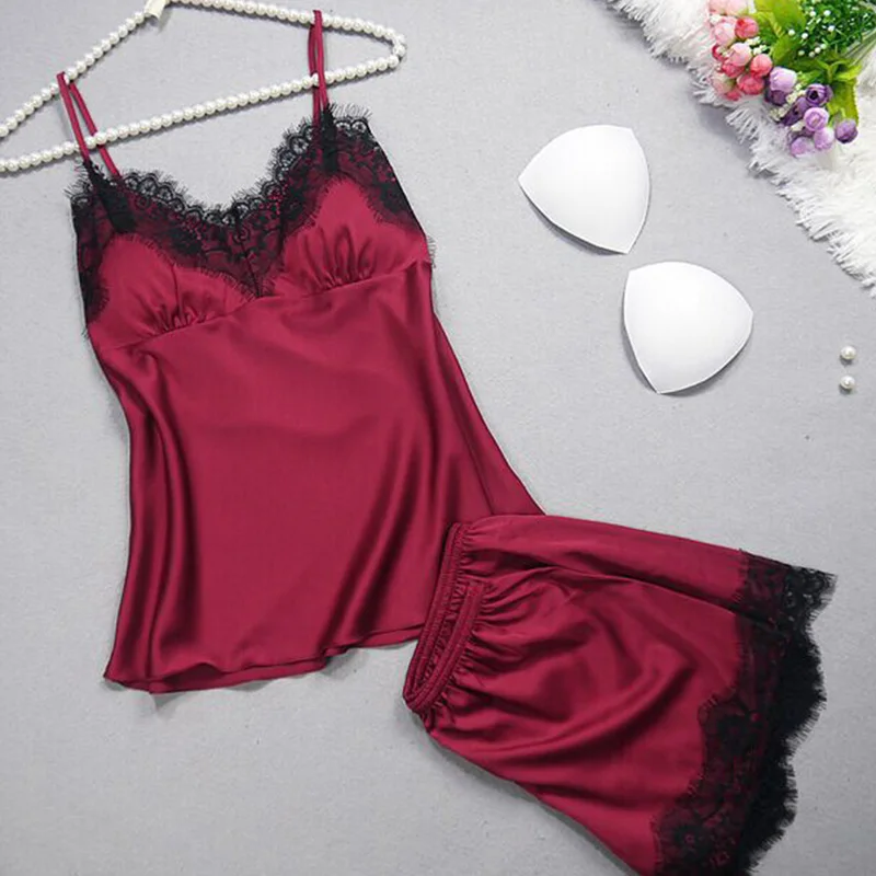 Пижамные комплекты пижамы Женский камзол женская одежда для сна летние babydolls