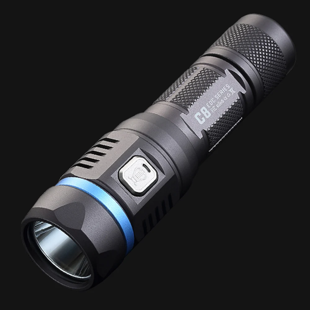 JETBeam C8 PRO Micro USB Перезаряжаемый Фонарик SST 40 N4 BC Макс 1200 люмен дальность луча 230 м