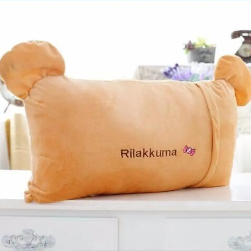 Огромный Размеры 65 см & 95 медведь Rilakkuma Плюшевый игрушки подушки плюшевые Teddy Bear Eazy