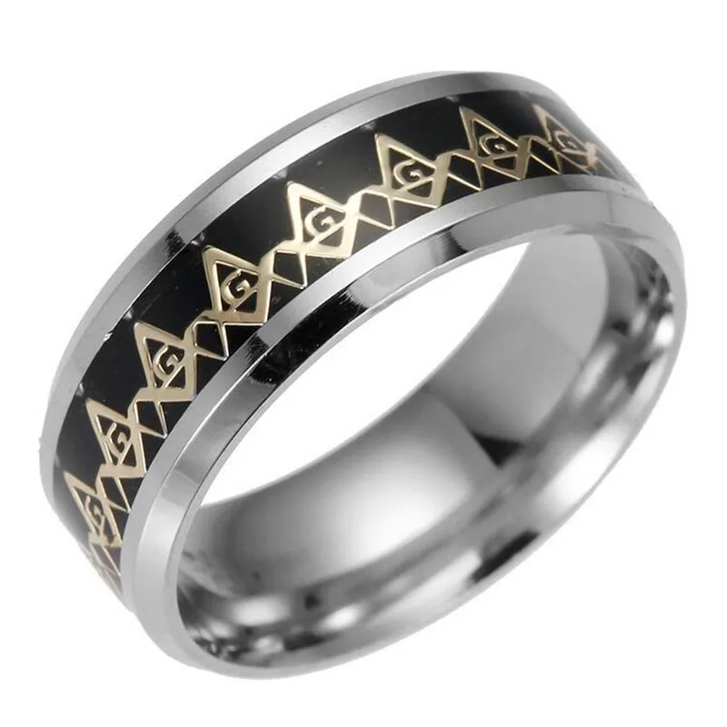 Мужское и женское кольцо Gaxybb 2017 масонское из нержавеющей стали 316L | Украшения