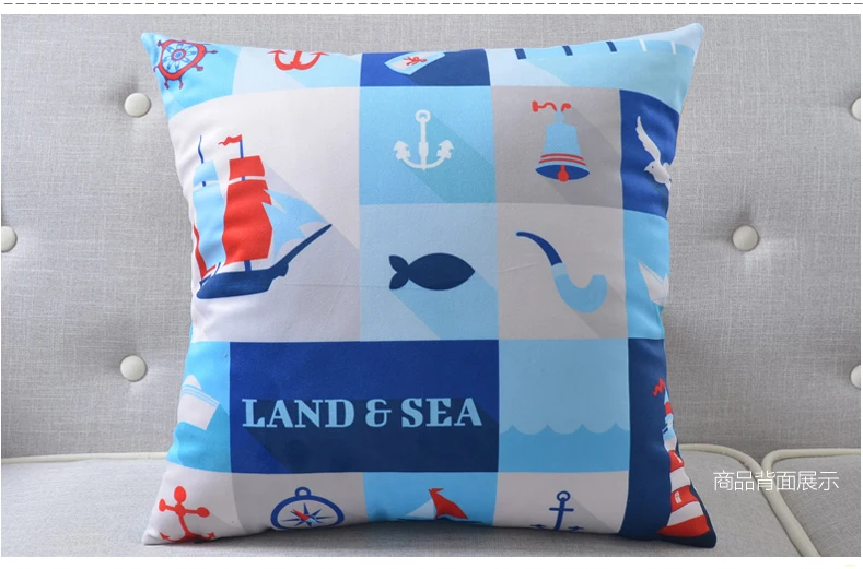 Декоративные подушки для диванов в морском стиле декоративные якоря подушка
