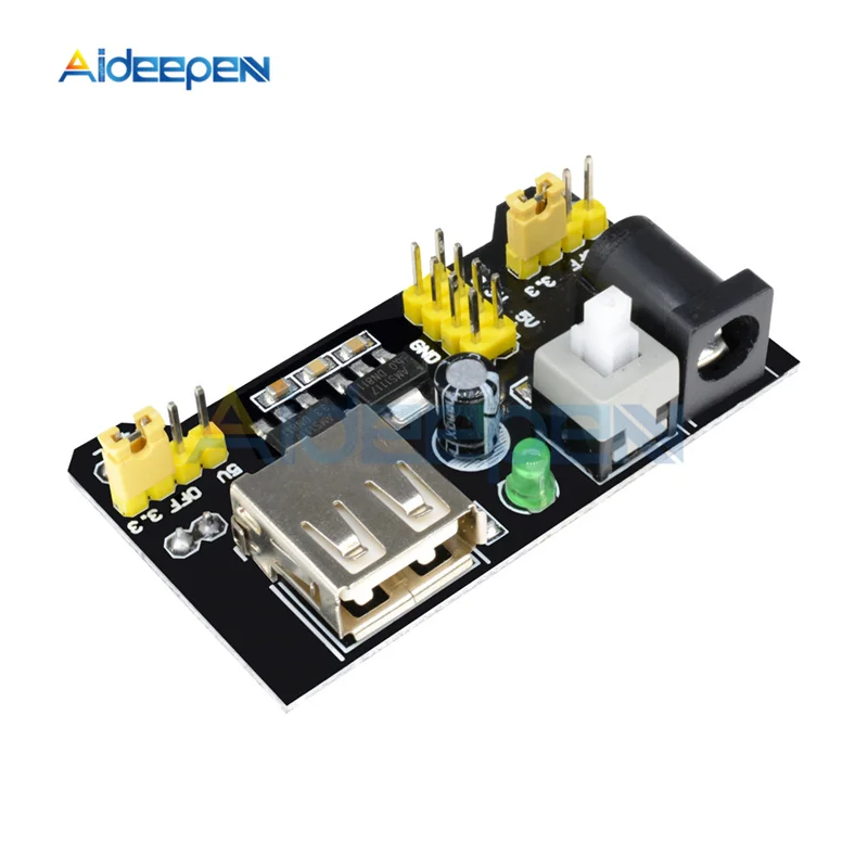 MB102 Black MB102 2 канала макетная модуль Micro USB Mini usb-адаптер для MB102 макет Мощность модуль 3,3 V 5V MB-102 пайки доска для нарезки хлеба - Цвет: MB102 Black