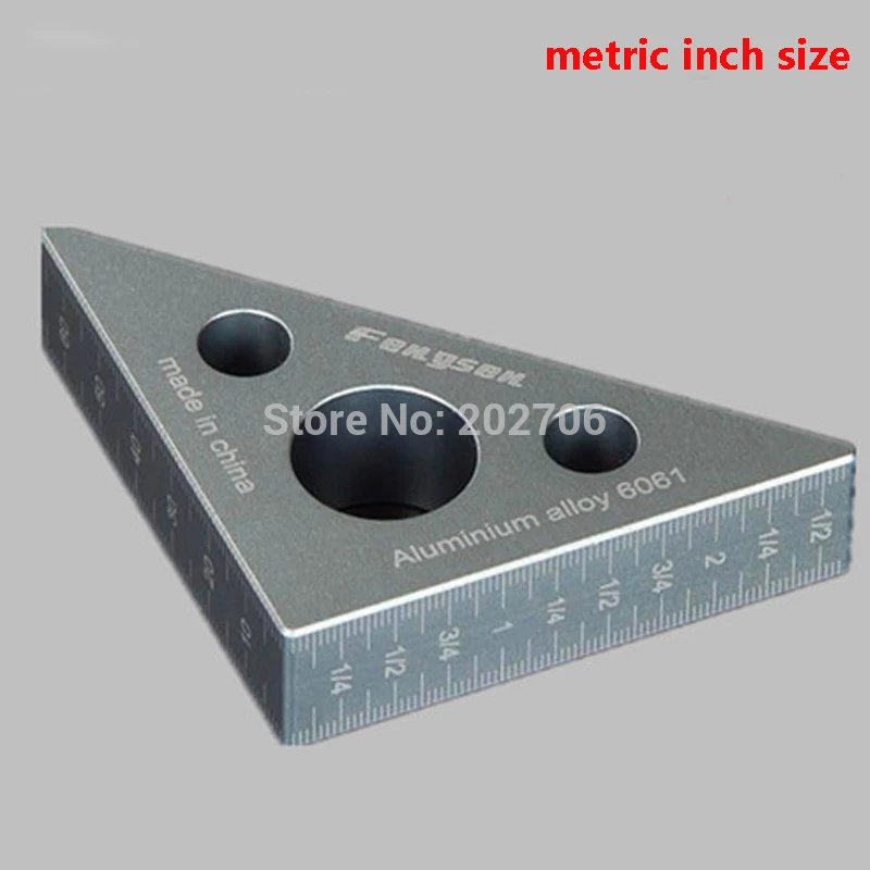Столярная мастерская из алюминиевого сплава 45 градусов дюймов Метрическая