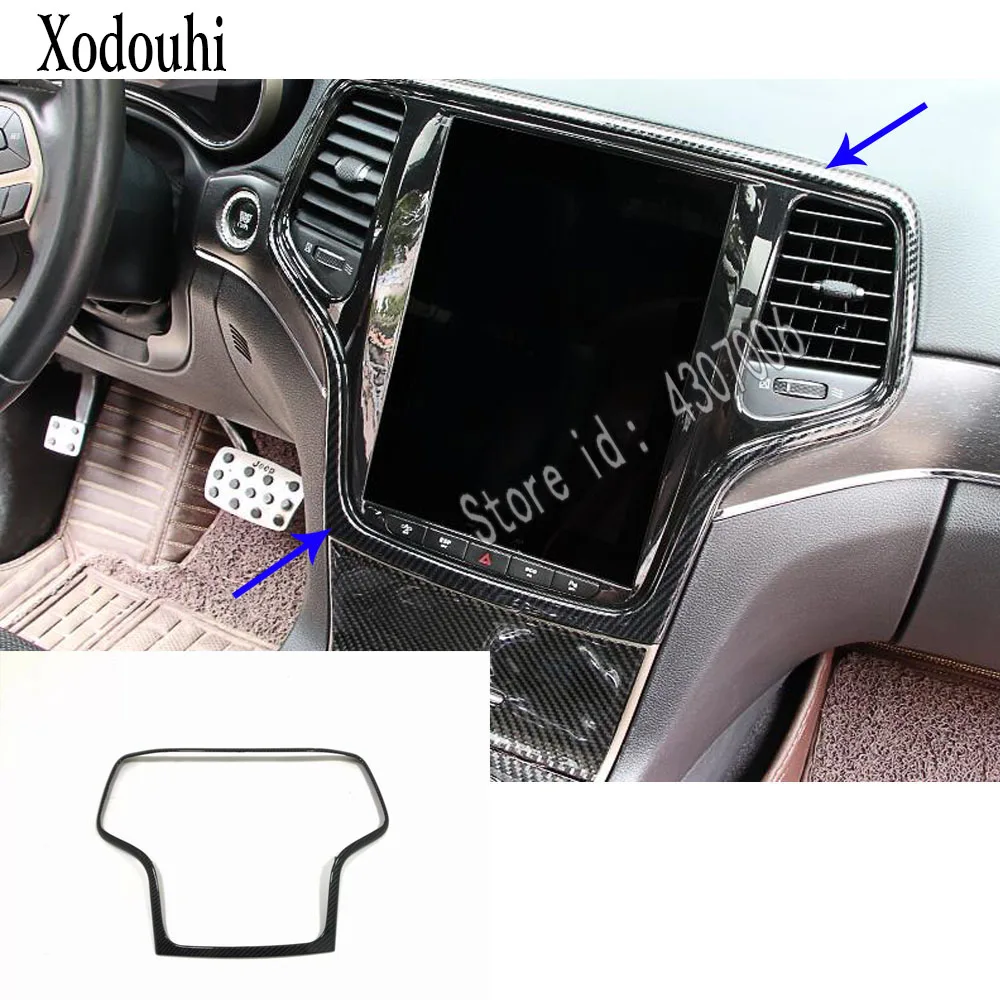 Для Jeep Grand Cherokee 2014 2015 2016 2017 2018 2019 Автомобильная навигационная карта GPS Отделка