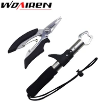 wdairen stainless steel fish control grip gripper lure multifunctional plier hook plier fish pliers fishing tools tackle wd 041