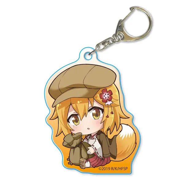 10 Аниме брелок Sewayaki kitsune no senko-san fox miss двусторонний брелок для ключей косплей мультфильм взрослые дети унисекс брелок кулон - Цвет: 10