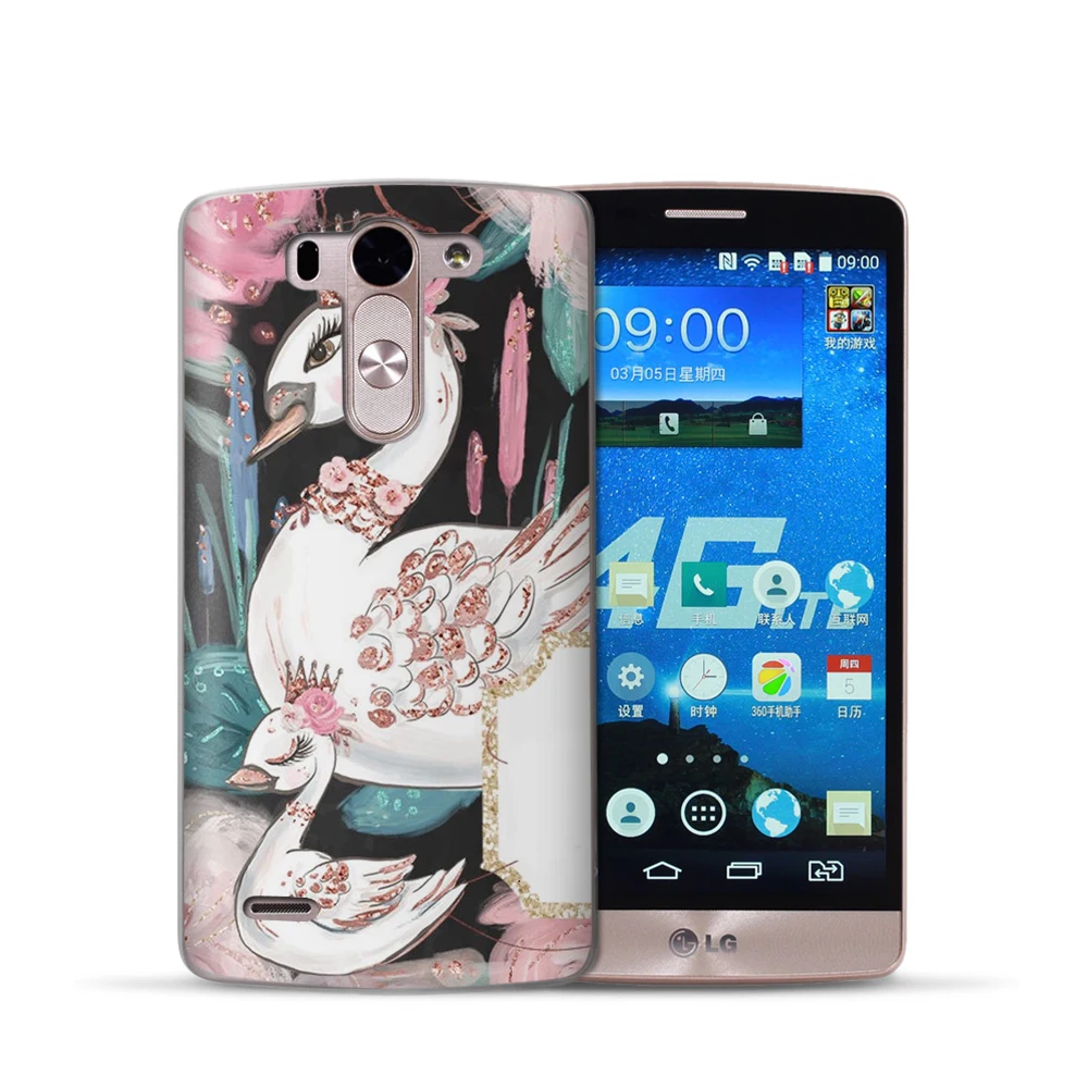 Чехол для телефона с изображением фламинго LG G4 G5 G6 X Power 2 Screen Q6 Q8 K4 K7 K8 K10 2017 милые