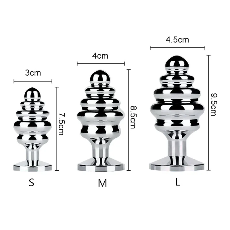 ANAL PLUG Stainless Steel Butt Plug Metal Buttplug Korek Analny Thread Analplug Plugue Anal Sex Toys for Woman Men Gay | Красота и