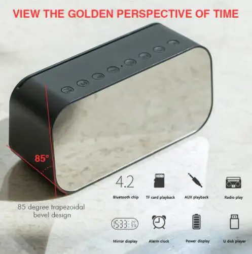 Портативная Bluetooth-Колонка HAVIT M3 беспроводной светодиодный дисплей FM-радио Aux TF USB