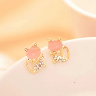 Горячая Распродажа модные ювелирные изделия с кристаллом опал милые серьги в