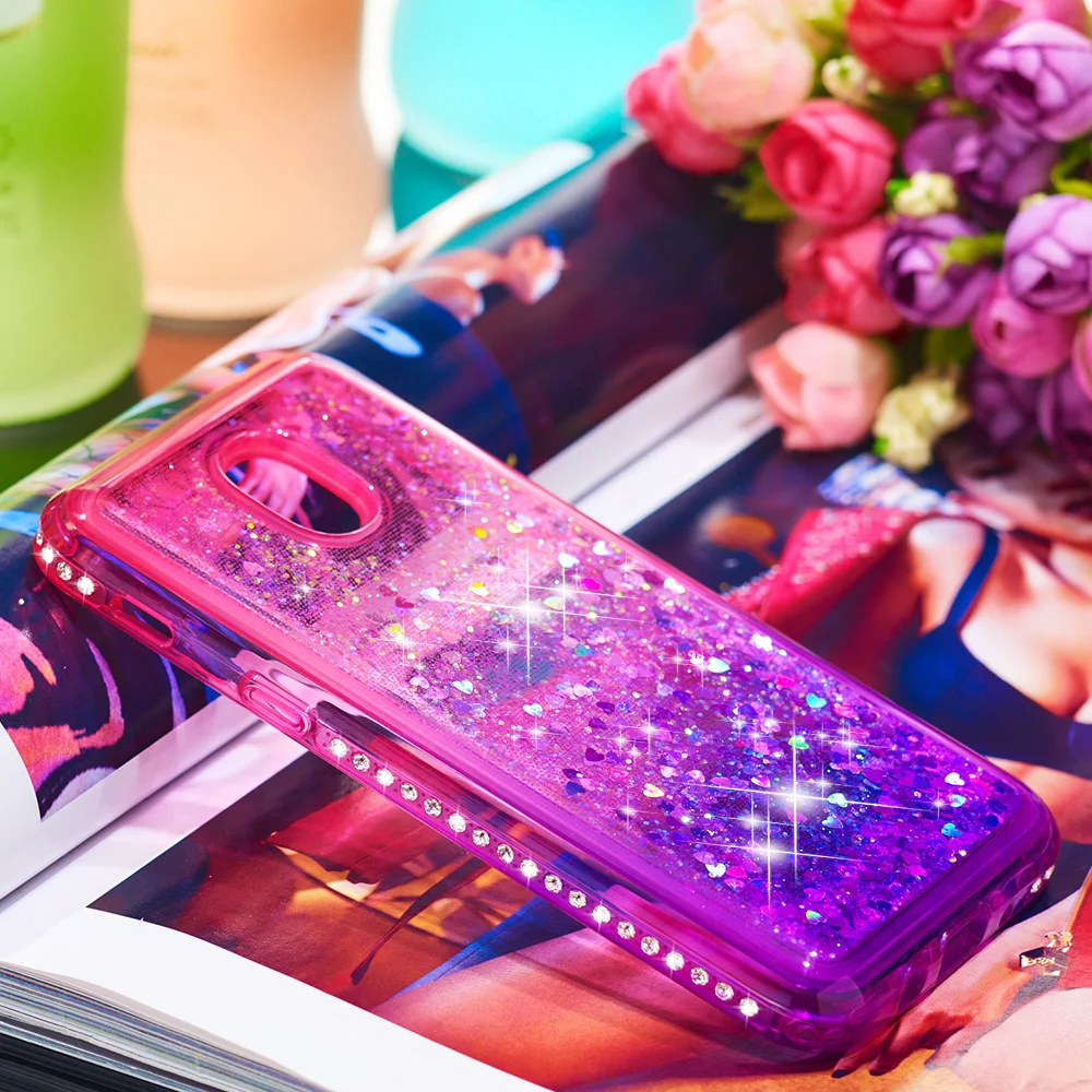 Блестящий чехол для Samsung Galaxy J3 Star V Achieve 2018 ударопрочный J337 Express Prime 3 милые