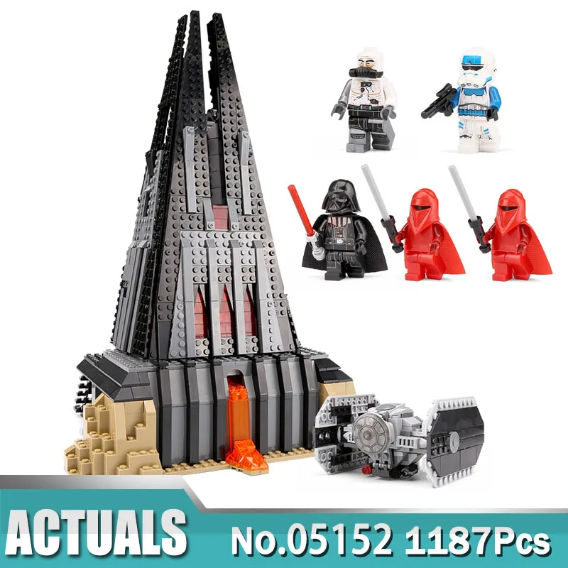 Start Wars 05152 набор замка Дарта Вейдера совместимый 75251 строительные блоки для детей
