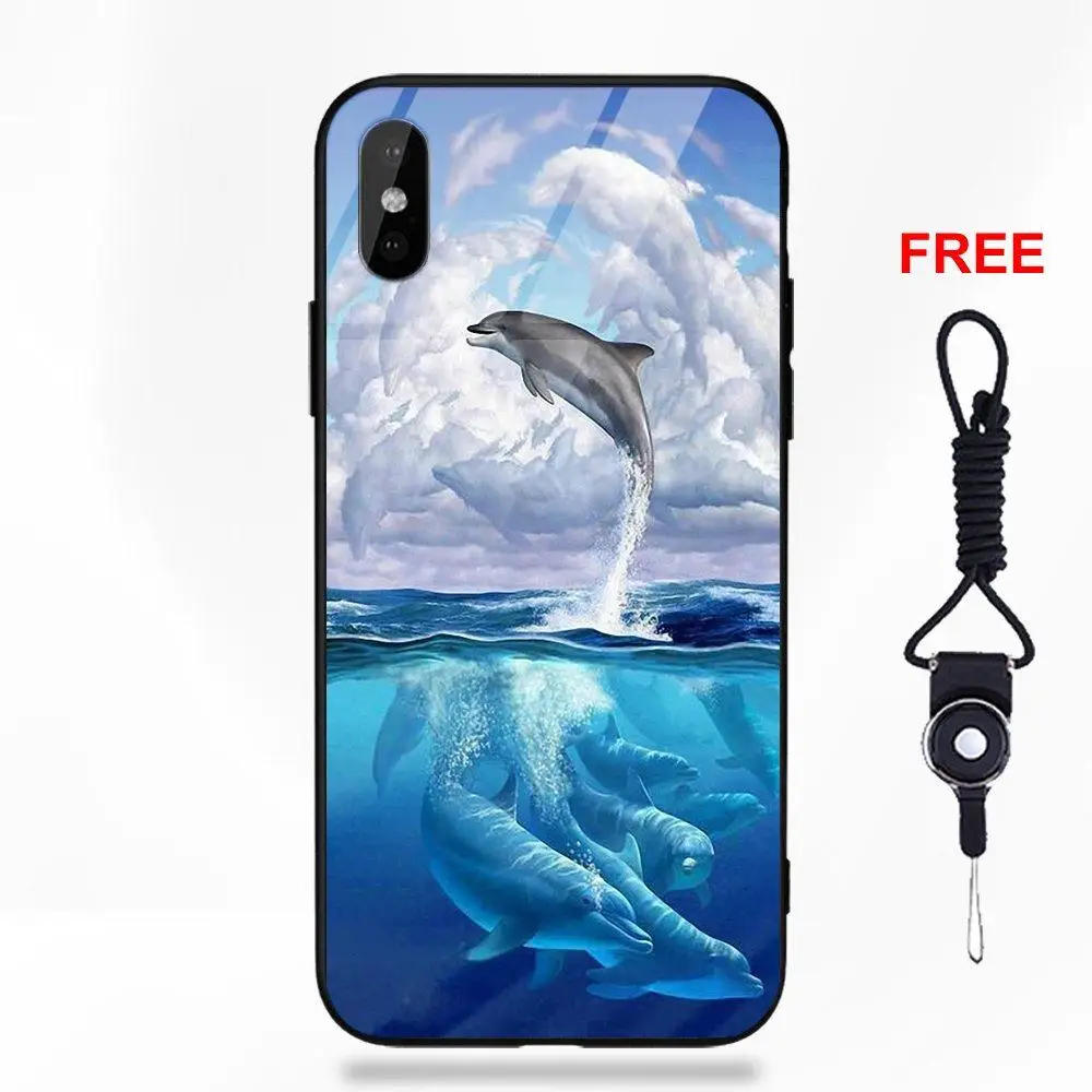 Мягкие TPU оправа закаленное стекло чехол для телефона Apple iPhone 5 5C 5S SE 6 S 7 8 Plus X XS Max XR