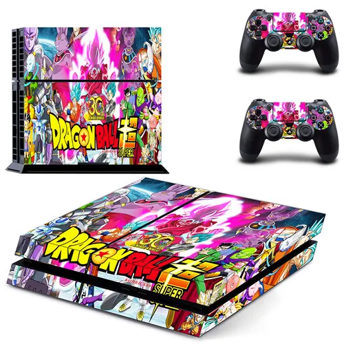 DPTM1832 Аниме Dragon Ball Z Goku PS4 Кожа Наклейка виниловая для sony PS4 playstation 4 консоль и 2 контроллера PS4 Кожа Наклейка - Цвет: DPTM1832