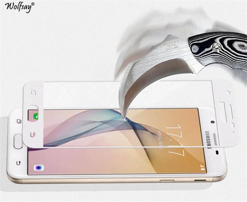 Стекло Wolfsay для Samsung Galaxy J3 2016 2 шт. защита экрана закаленное стекло J320F пленка