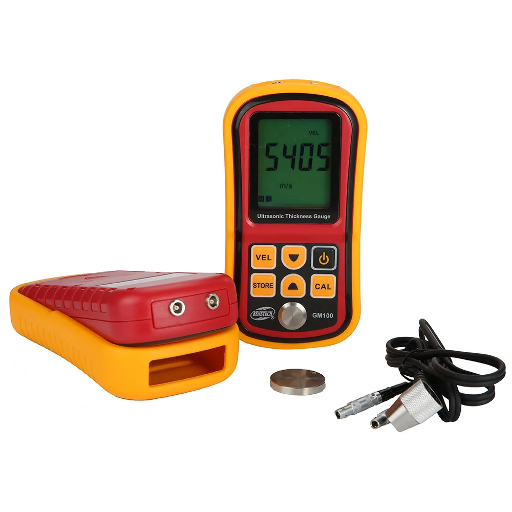 BENETECH Digital Ultrasonic Thickness Gauge Tester GM100/GM130 Handheld Steel Aluminium Glass Sound Velocity Meter | Инструменты