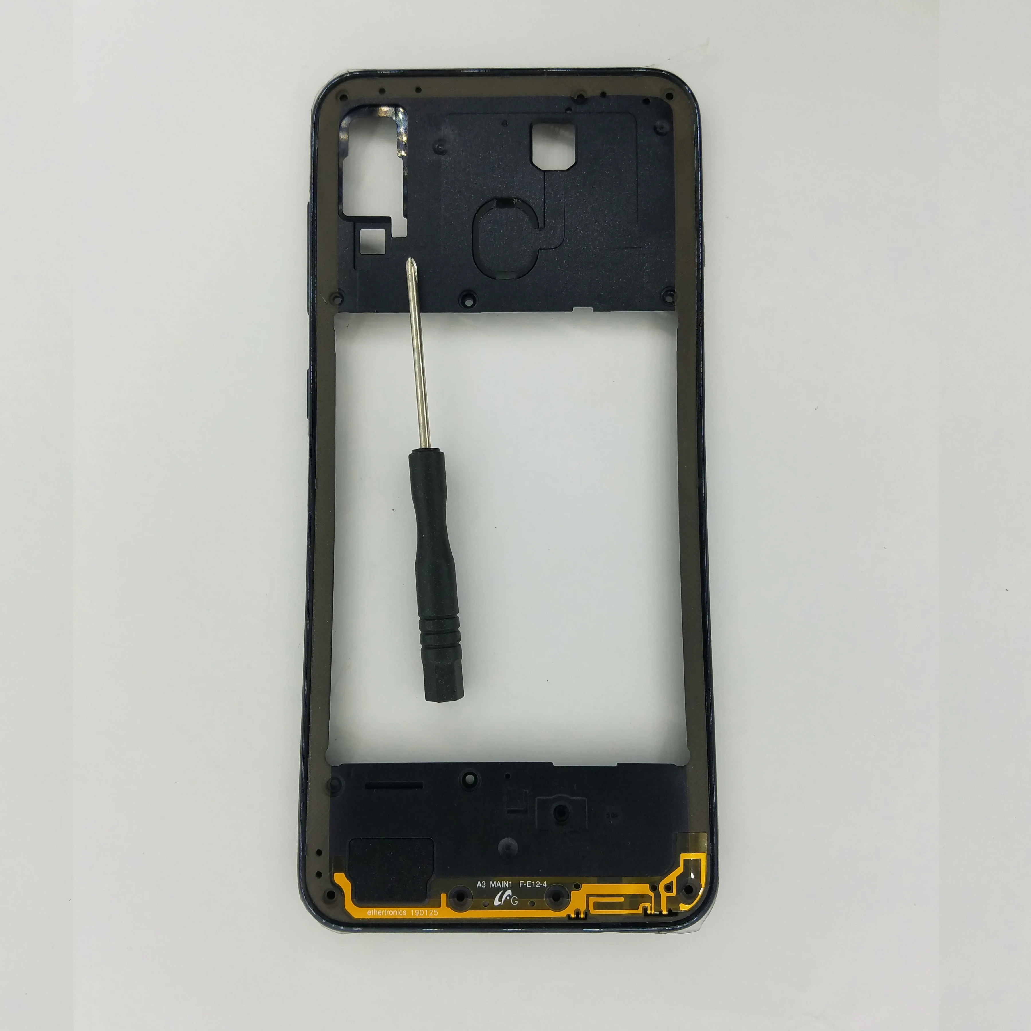 Для Samsung Galaxy A30 A305 A305F A305FN A305G A305GN, новый боковой корпус, средняя рамка, центральный корпус с кнопками + Инструменты