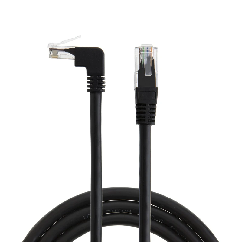 Соединительный кабель Ethernet Angle CAT6 (3 3 фута) Угловой LAN с позолоченным контактом 50U