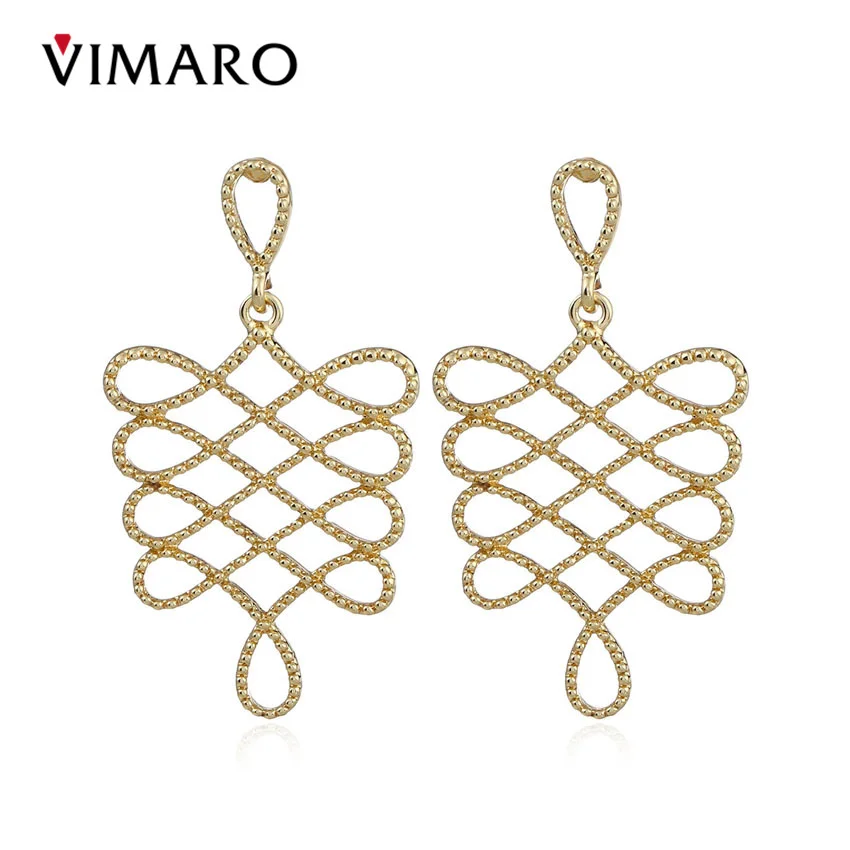 Vimaro элегантный Gemetric Длинные висячие серьги oorbellen Модные украшения brincos Висячие