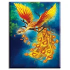 Dmc, вышивка крестом, Золотой Павлин, Анима, белый холст 40х50 см, хлопчатобумажная нить, сделай сам, рукоделие, наборы