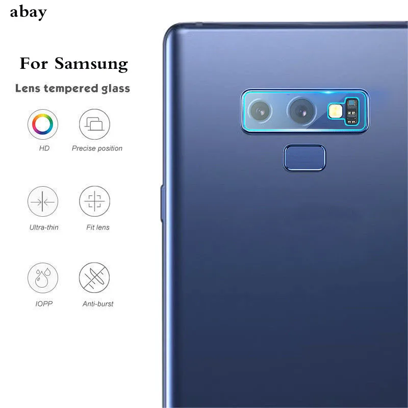 Защитная Наклейка для задней камеры Samsung S6 S7 Edge S8 S9 Plus пленка объектива из