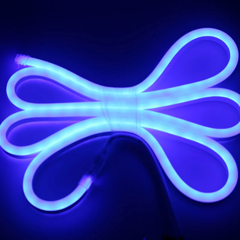 Светодиодная неоновая лента RGB сделай сам 12 В трубка 5050 фантастическая лампа 1 м 2 3