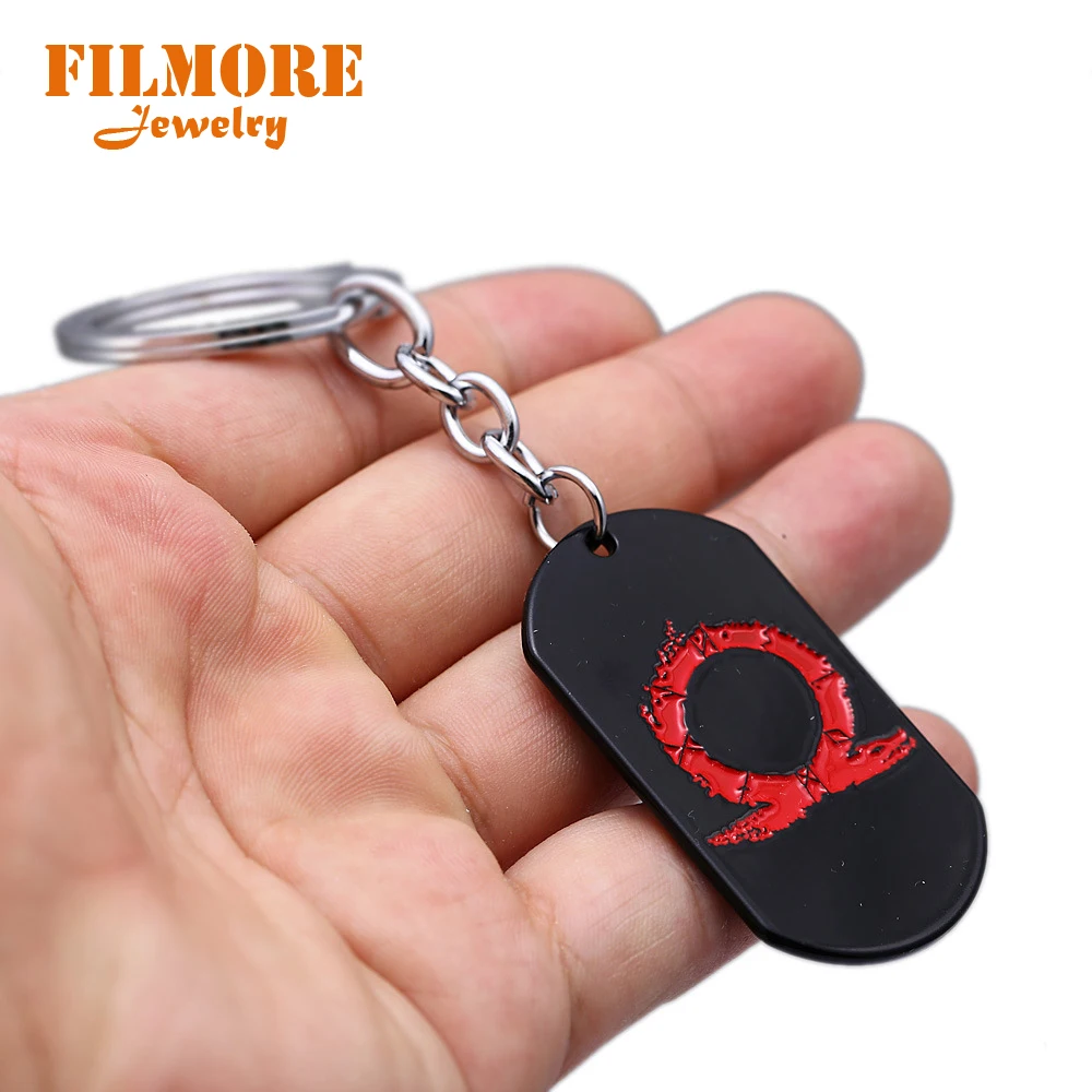 Новинка 2018 ожерелье из черной металлической бирки с подвеской в виде игры Бог