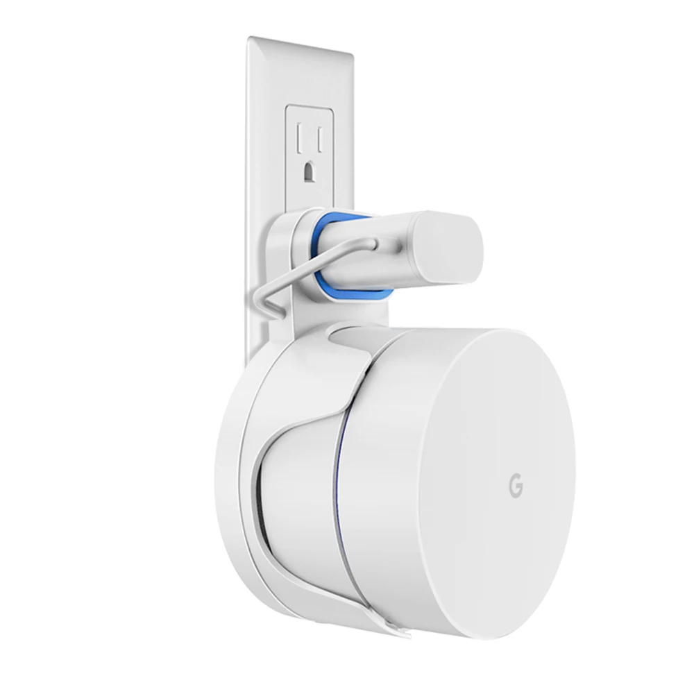 WHITE Белый настенный кронштейн для Google Wifi с устройством для сматывания кабеля для безопасности и простоты использования в домашних условиях, поддержка дропшиппинг - Цвет: WHITE