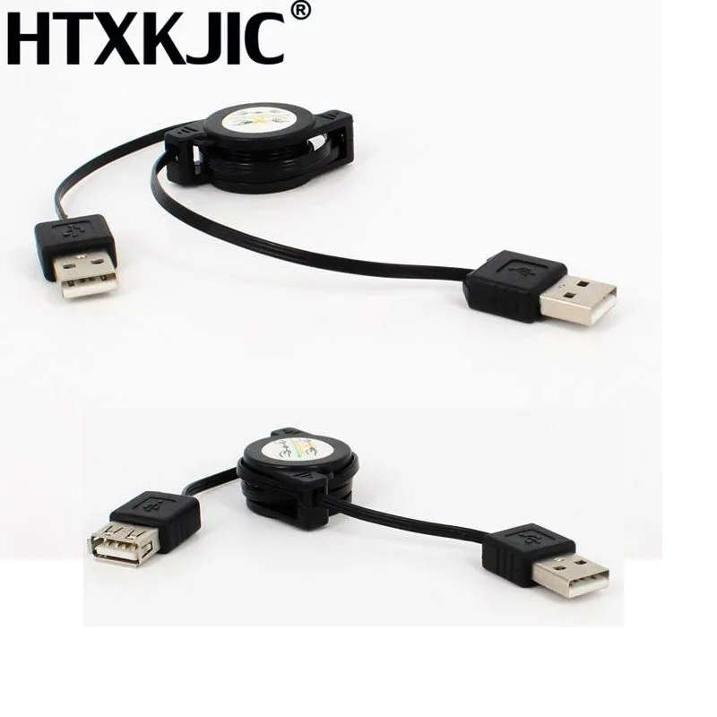 

USB 2,0 A удлинитель для мужчин и женщин выдвижной кабель для синхронизации данных зарядный шнур 75 см usb кабель «Папа-папа» оптовая продажа