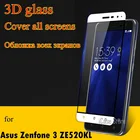Pelicula de vidro защита экрана 3D закаленное стекло для Asus Zenfone 3 lite neo ZE520KL Z017D 5,2 дюймов ze 520 kl ze 520kl чехол