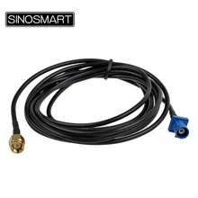SINOSMART SMA Fakra Navigation Antenna Adapter Converter for Volkswagen Nissan Hyundai Jeep Factory Original OEM GPS Antenna