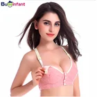 Бюстгальтер для беременных и кормящих матерей без косточек с боковой застежкой спереди, нижнее белье, бюстгальтер для кормления, хлопковая одежда для женщин и матерей