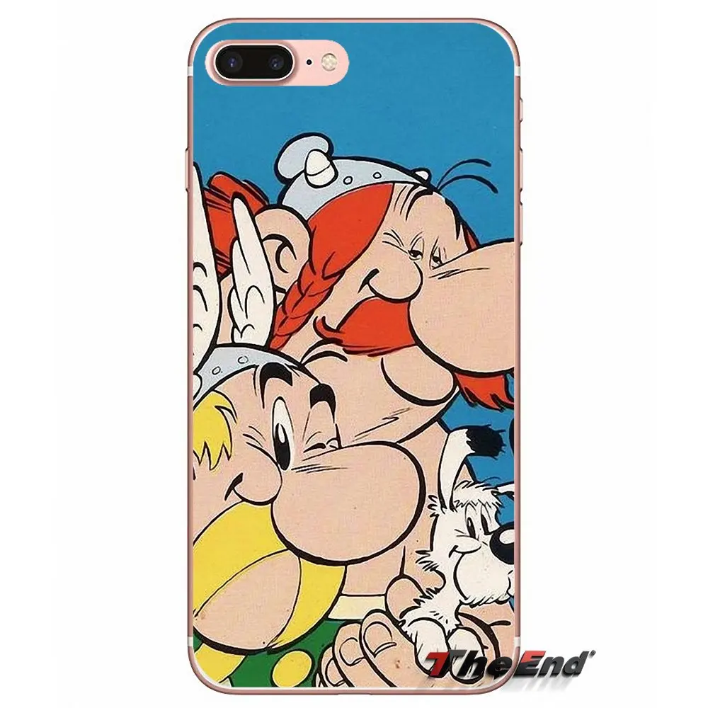 For iPhone X 4 4S 5 5S 5C SE 6 6S 7 8 Plus Samsung Galaxy J1 J3 J5 J7 A3 A5 2016 2017 Asterix popular Franco Belgian comics Case | Мобильные