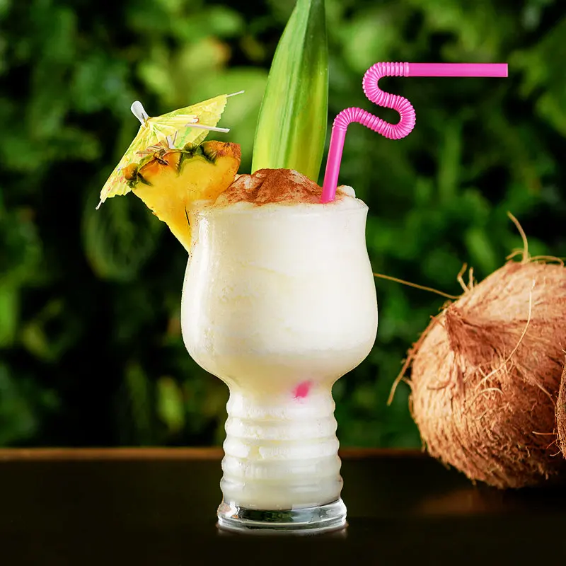 4 шт. набор стеклянных коктейльных бокалов Pina Colada|Другие стаканы| |