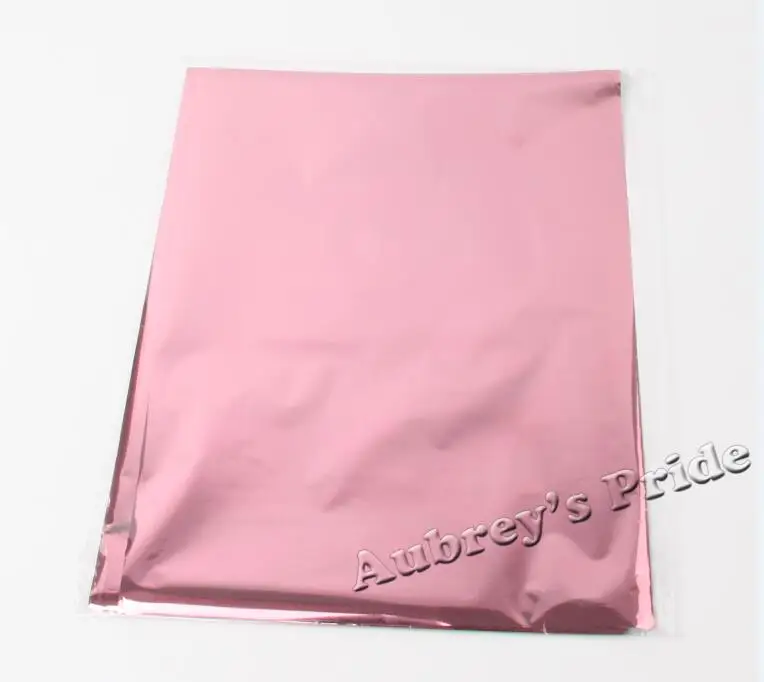 Pink 50Pcs 50 шт. " x 12" 20 см x 29 см A4 горячего тиснения фольги бумажный ламинатор ламинирование трансфера на элегантных картах - Цвет: Pink 50Pcs