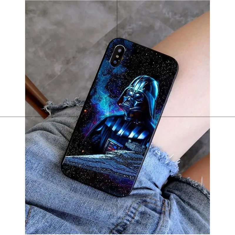 A13 Babaite Darth vader star wars умный чехол черный мягкий чехол для iPhone X XS MAX 6 6s 7 7 plus 8 8 Plus 5 5S SE XR - Цвет: A13