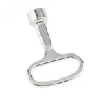 Многофункциональный маленький ключ сантехники из цинкового сплава с внутренним треугольным портом для электрического шкафа управленияклапана водопроводной воды