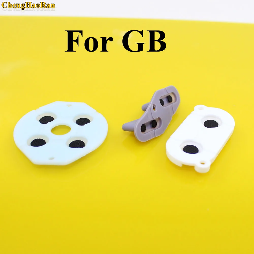 Best price Wholesale 3pcs/set 2-10 sets For Nintendo GameBoy Classic GB DMG-01 Conductive Rubber Silicone Buttons D pad D-pad |