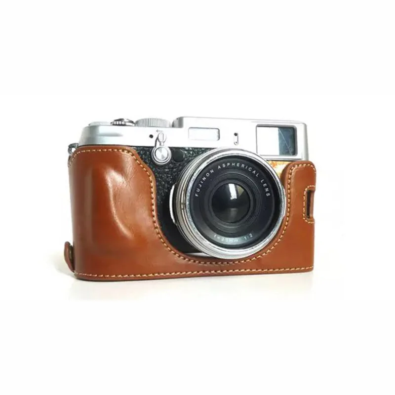 Чехол из искусственной кожи для камеры Fujifilm Fuji X100s X100 X100T | Электроника