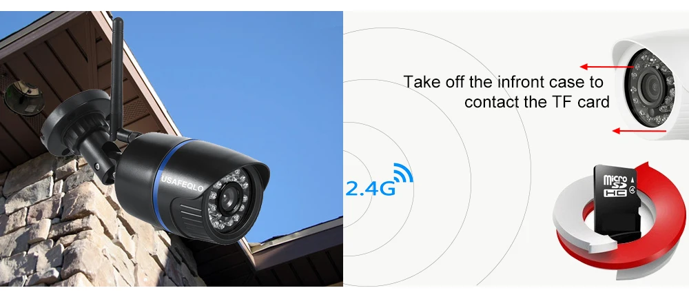 Беспроводная ip-камера 1080P 3MP 5MP HD P2P ONVIF 802.11b/g/n wifi сетевая Проводная ip-камера IR уличная Водонепроницаемая камера IP ABS пластик