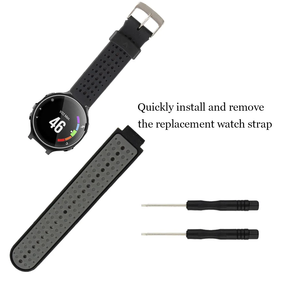 Силиконовый ремешок Honecumi для наручных часов Garmin 735XT смарт Forerunner 220 230 235 630 620