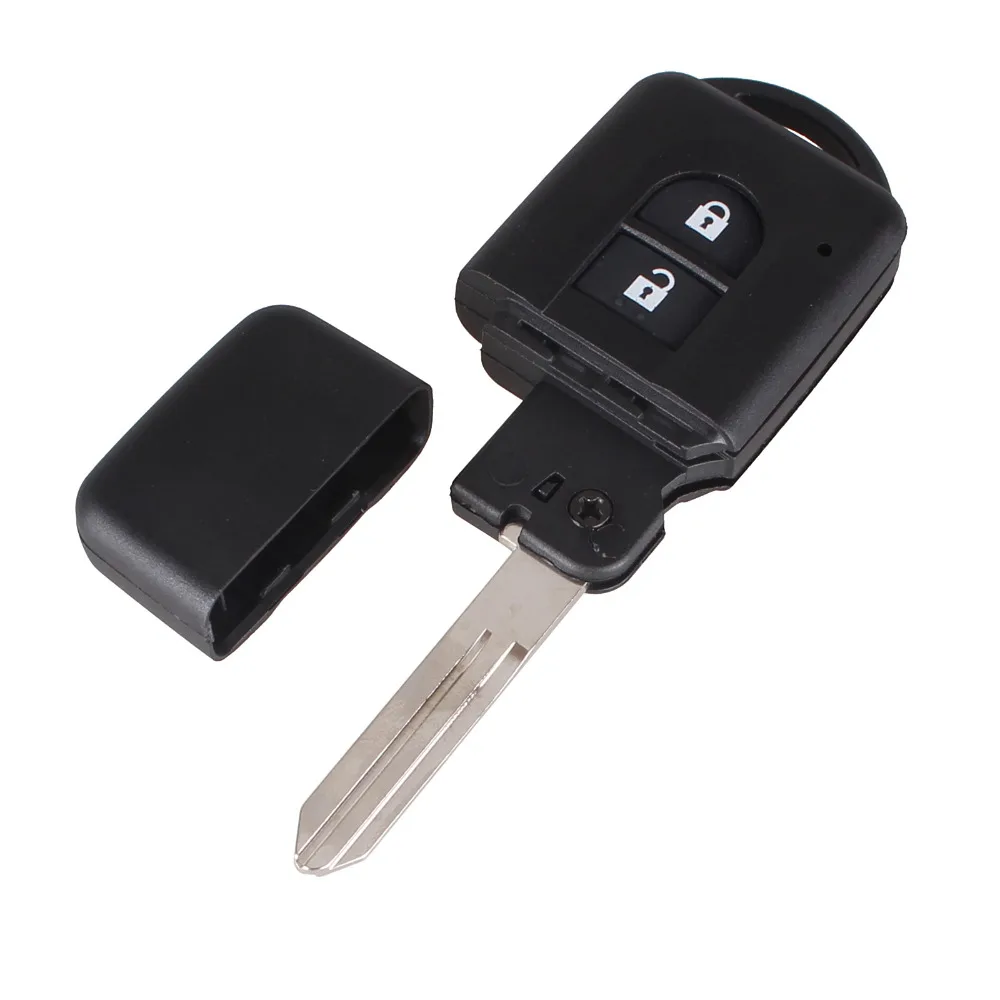 Новый Сменный Чехол для дистанционного ключа KEYYOU чехол брелок с 2 кнопками Nissan Micra