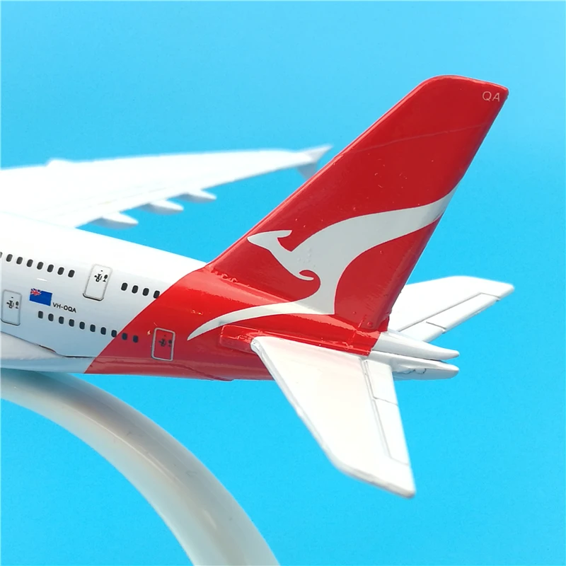 16 см A380 в австралийском стиле с трёхмерными чертёжами QANTAS модель самолета