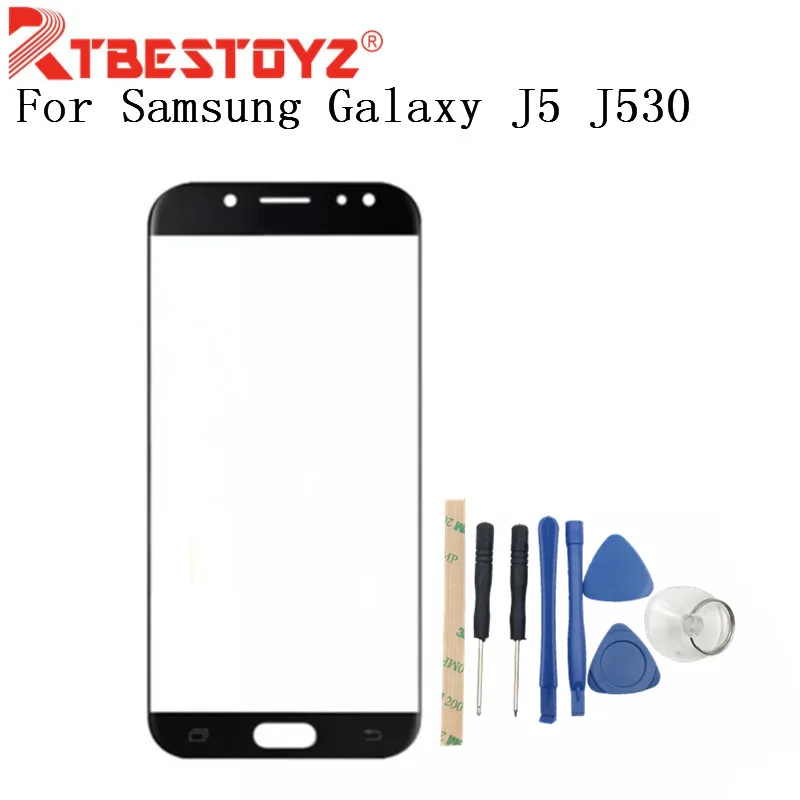 Передняя внешняя стеклянная линза RTBESTOYZ для Samsung Galaxy J5 2017 Pro J530 J530F сменная панель